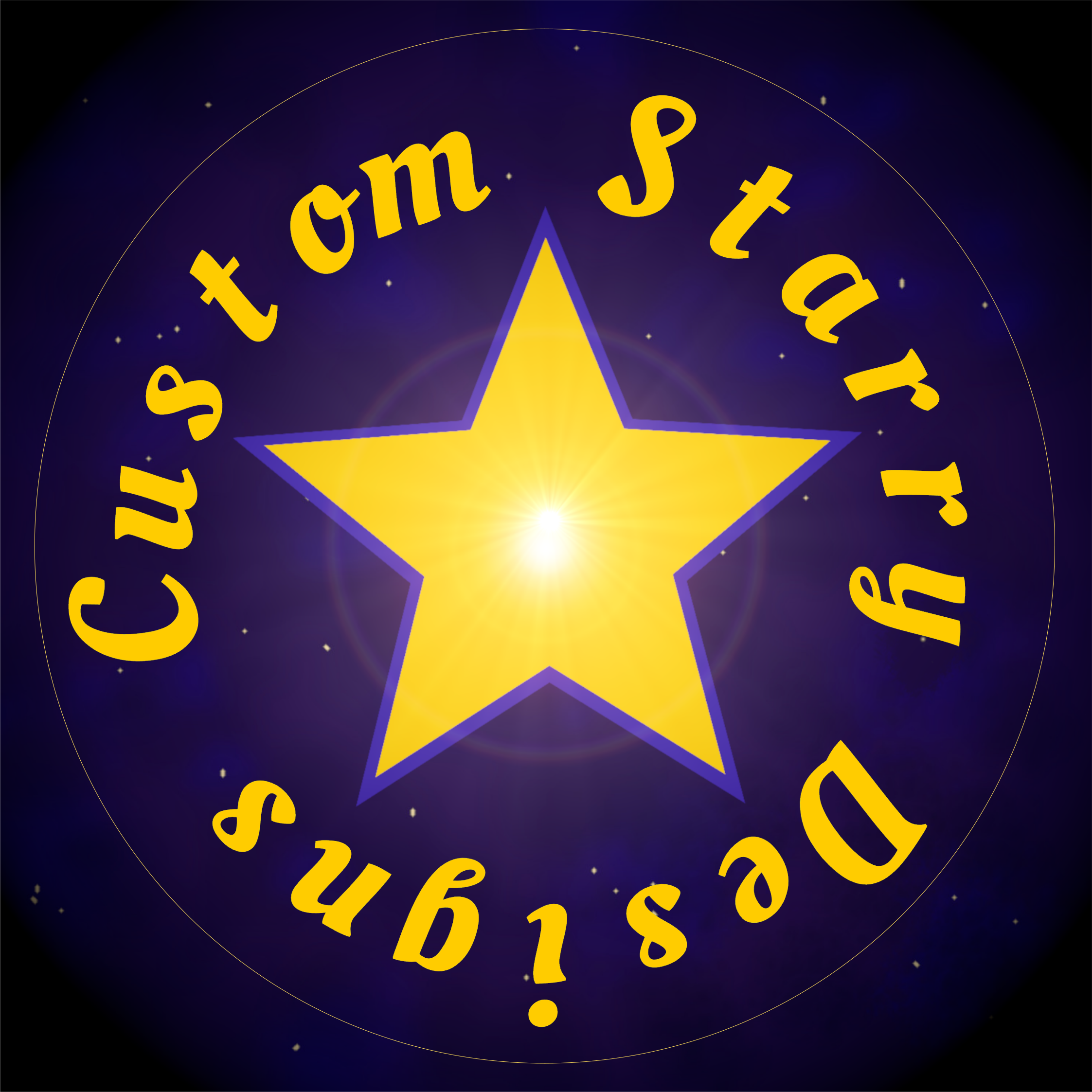 Custom Starry Designs Logo